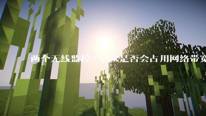 两个无线监控+NVR是否会占用网络带宽？